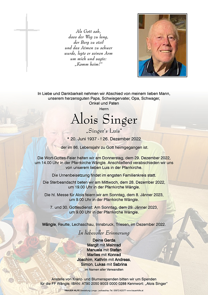 Todesanzeige - Trauerhilfe – abschied GesmbH